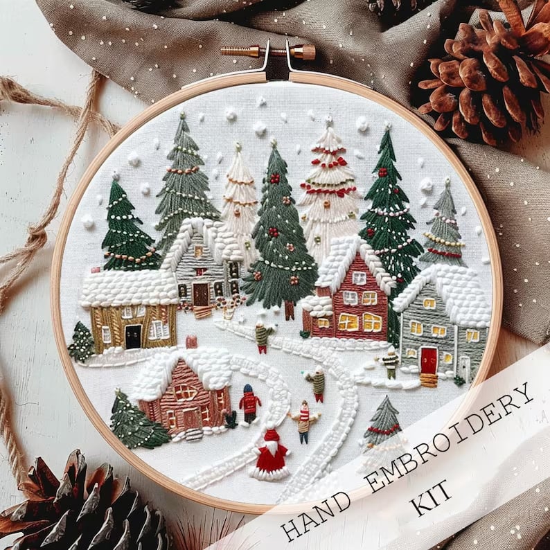 OWRONLINE - Christmas Embroidery KIT