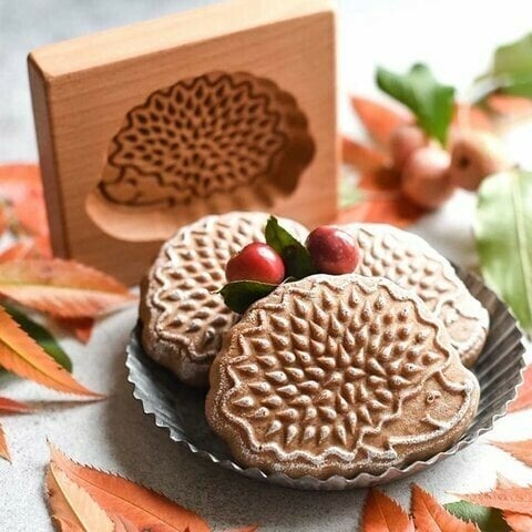 💥This week's specials - Wood Grain Cookie Knife - Cookie Embossing Mould - naotstore