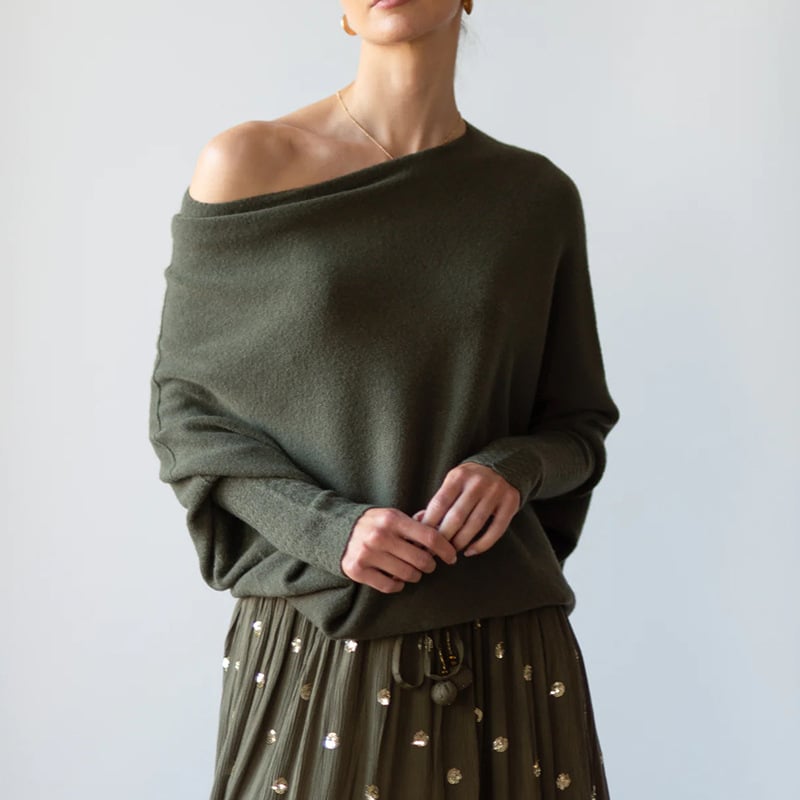 Owronline - Asymmetric Draped Jumper