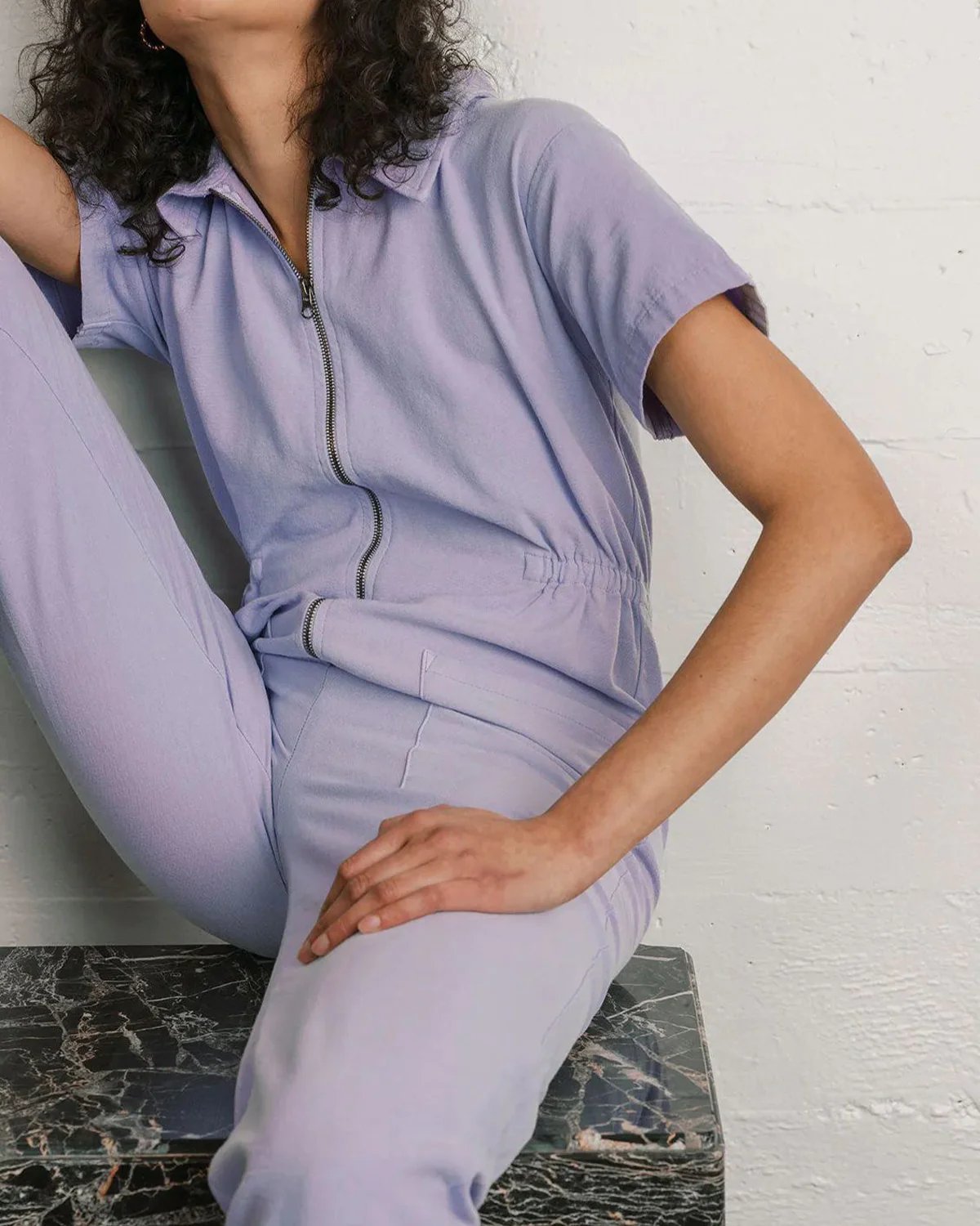 Owronline - Cropped Utility Jumpsuit