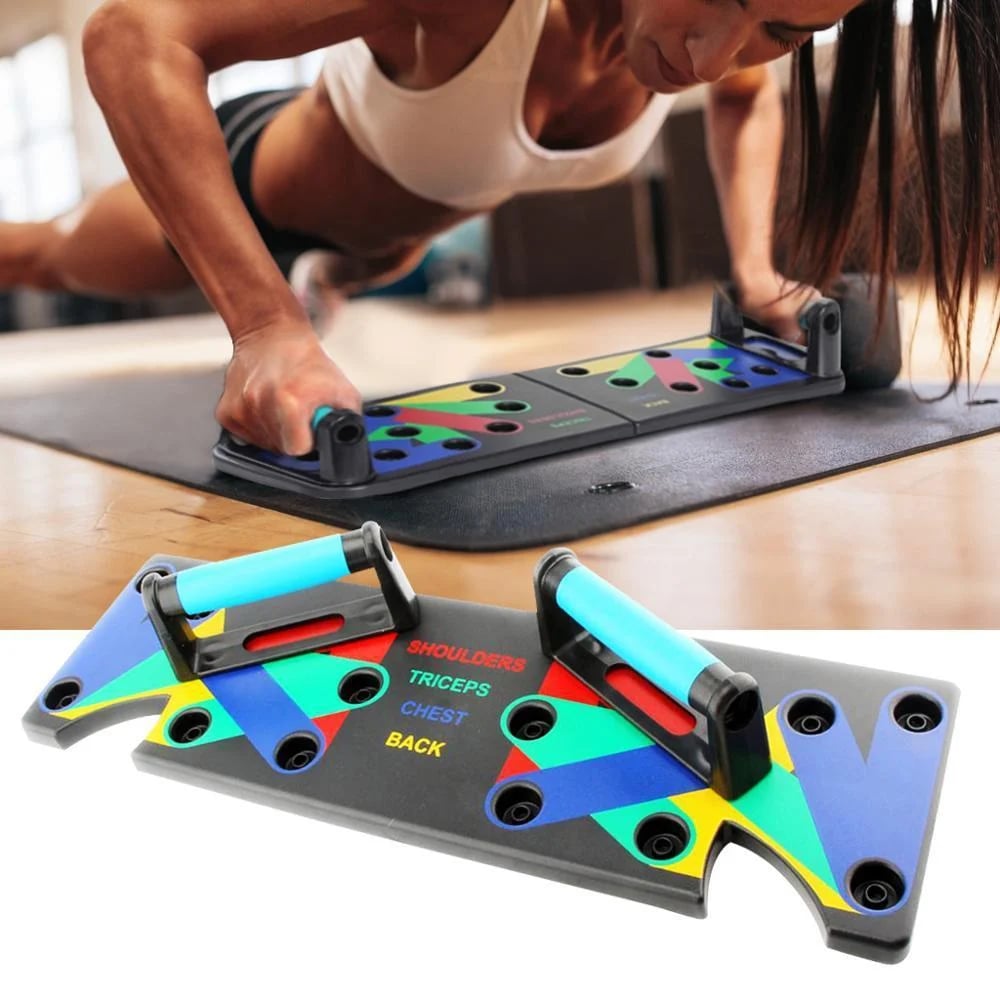 Owronline - Multifunctional Folding Push-up Fitness Board Sports Abdominal Device