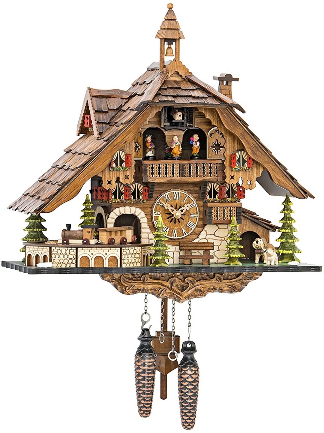 Owronline - German Cuckoo Clock-German Black Forest Cuckoo Clock