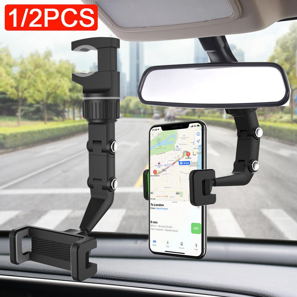 Owronline - Multifunctional rearview mirror phone holder