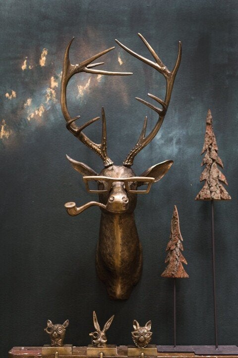 💥This month's hottest items - Frankie the Stag Wall Mount - naotstore