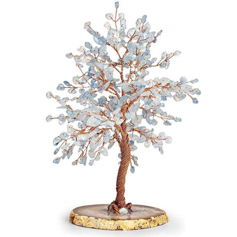 OWRONLINE - Aquamarine Crystal Tree