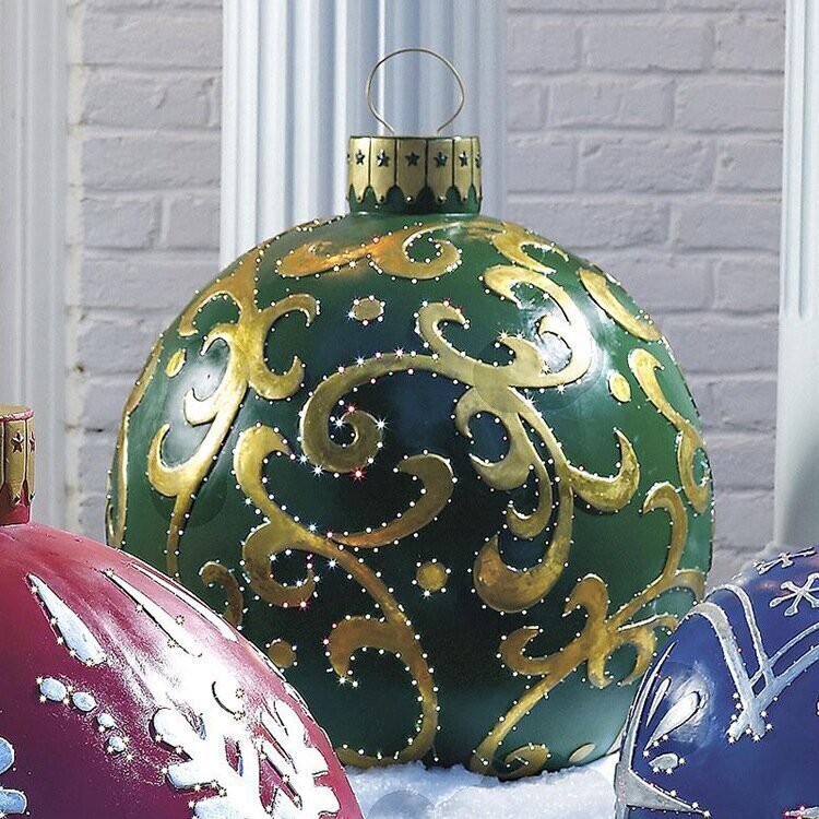 Owronline - Outdoor Christmas PVC inflatable Decorated Ball