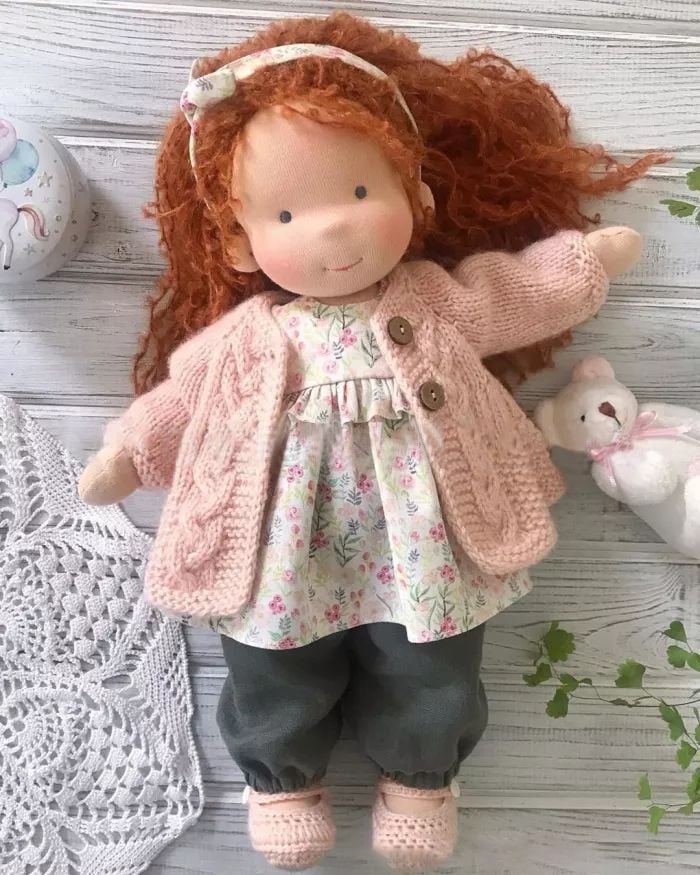 🔥Last day! 💥Special sale - The Best Gift for Kids-Handmade Waldorf Doll