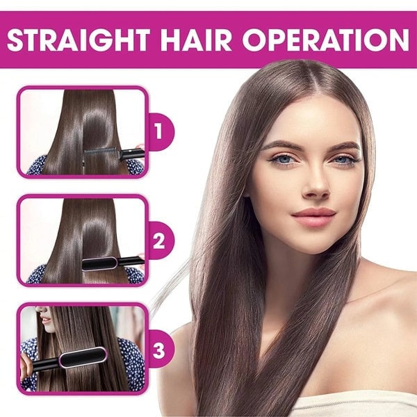 Owronline - Negative Ion Hair Straightener Styling Comb