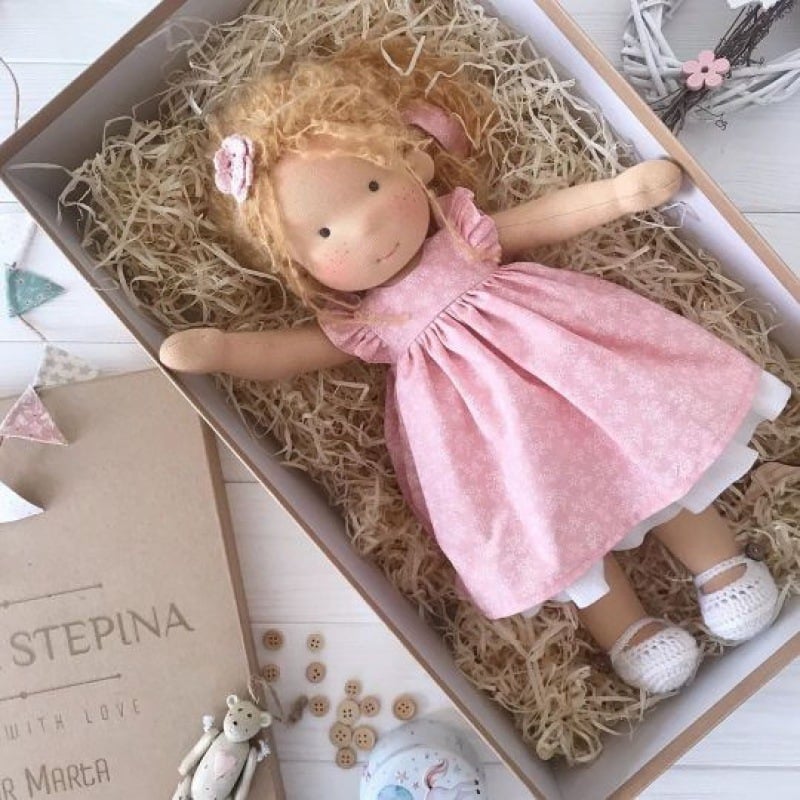 🔥Last day! 💥Special sale - The Best Gift for Kids-Handmade Waldorf Doll