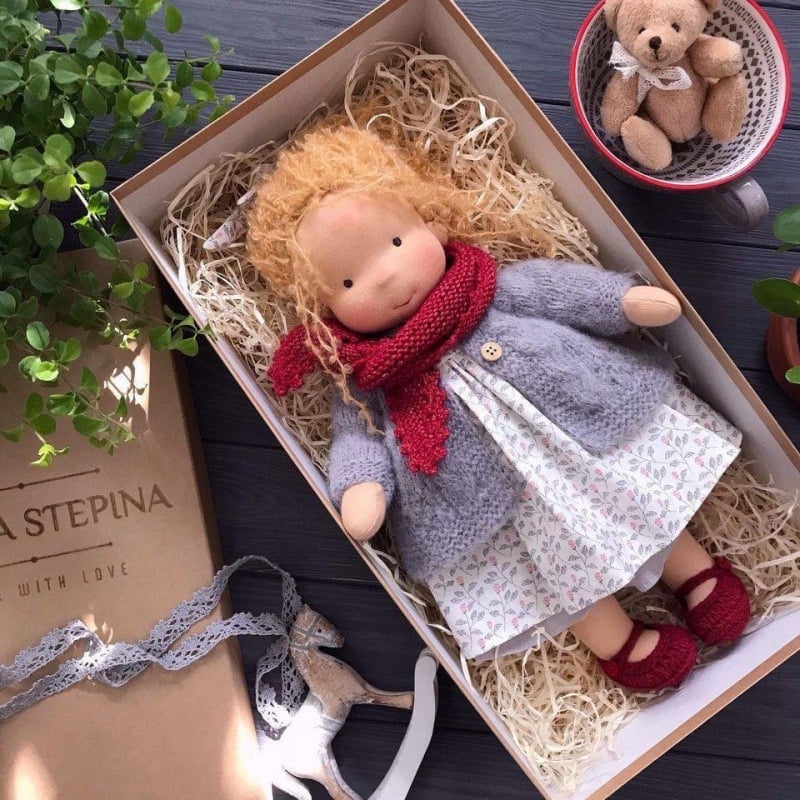 🔥Last day! 💥Special sale - The Best Gift for Kids-Handmade Waldorf Doll