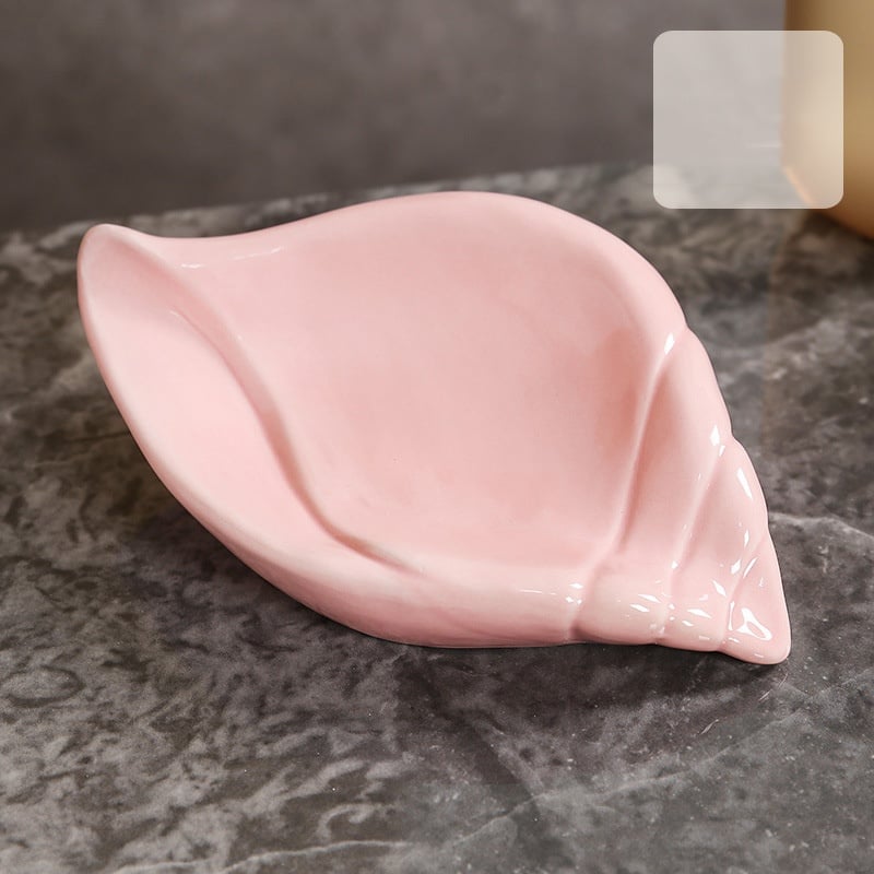 Owronline - Cute Ceramic Duck Soap Storage Drainer Box No Standing Water