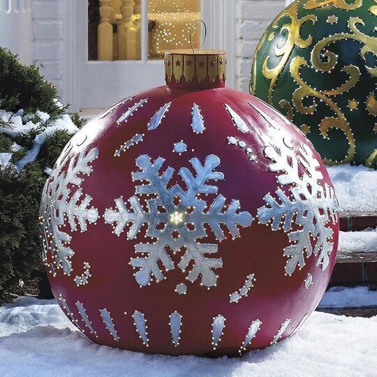 Owronline - Outdoor Christmas PVC inflatable Decorated Ball