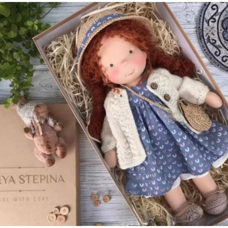 🔥Last day! 💥Special sale - The Best Gift for Kids-Handmade Waldorf Doll