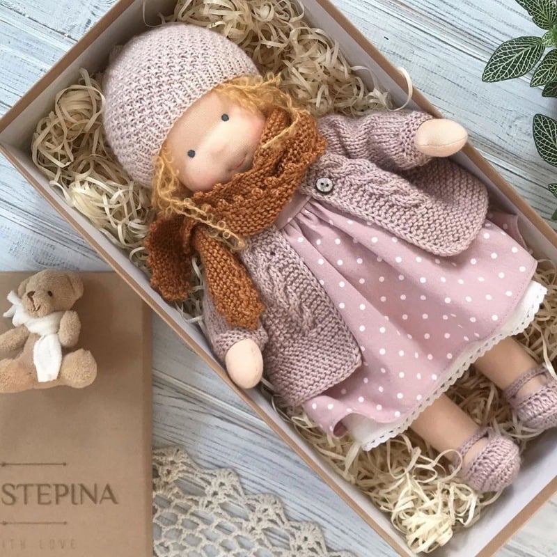 🔥Last day! 💥Special sale - The Best Gift for Kids-Handmade Waldorf Doll