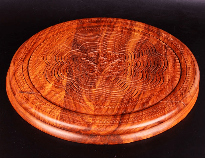 Owronline - Handmade wood carving fruit plate