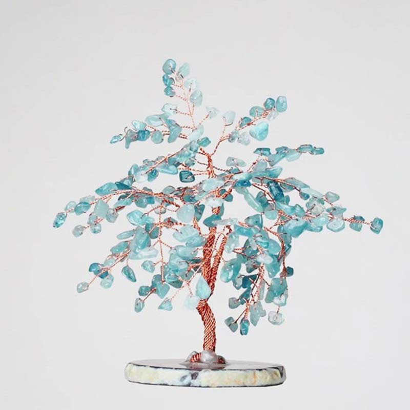 OWRONLINE - Aquamarine Crystal Tree