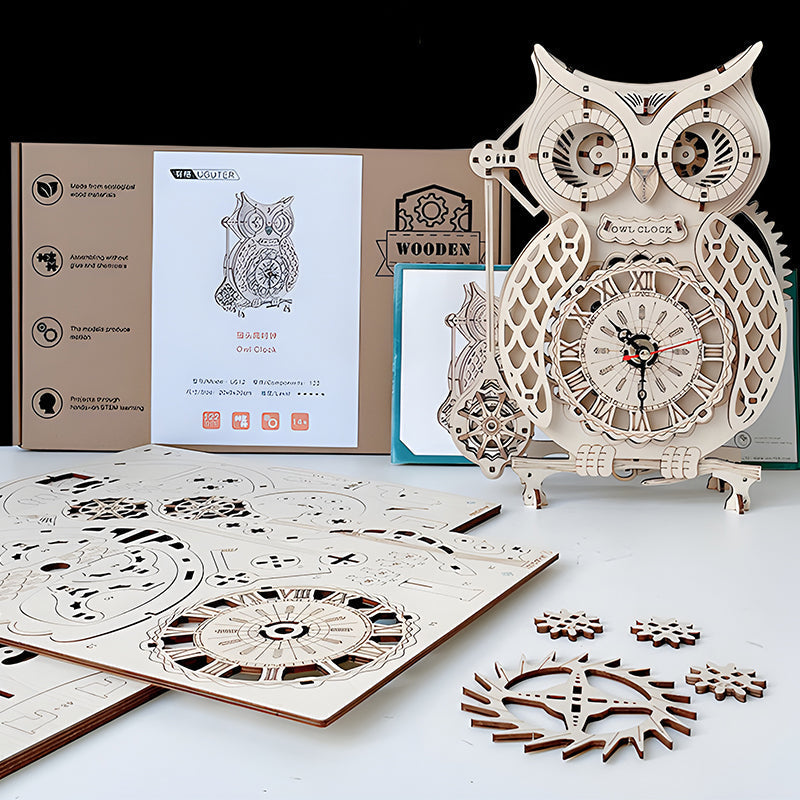 OWRONLINE - Super Wooden Mechanical Model Puzzle Set