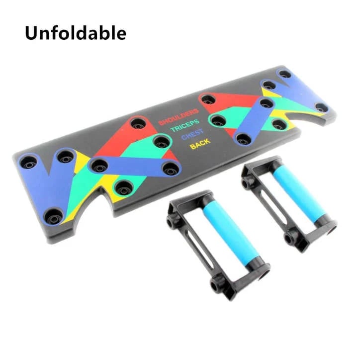 Owronline - Multifunctional Folding Push-up Fitness Board Sports Abdominal Device