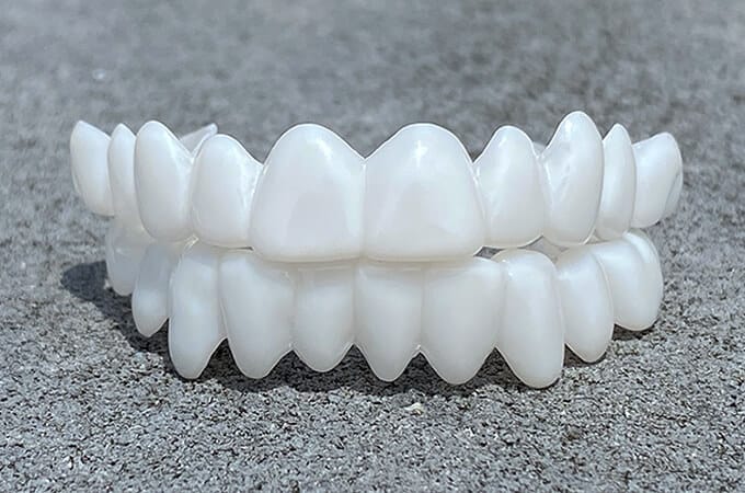 Owronline - Adjustable Whitening Fake Invisible Holeless Braces