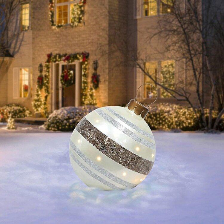 Owronline - Outdoor Christmas PVC inflatable Decorated Ball