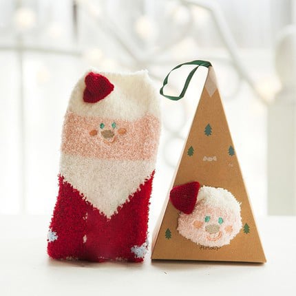 Owronline - Cute Christmas Style Thickened Warm Socks