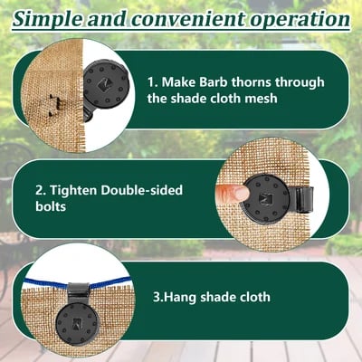 Owronline - Shade Cloth Heavy Duty Lock Grip