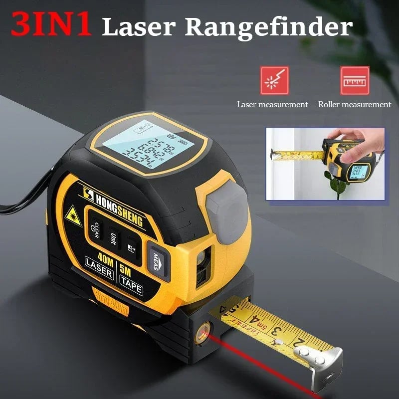 Owronline - Measurin Sight 3-In-1 Infrared Laser Tape Measuring