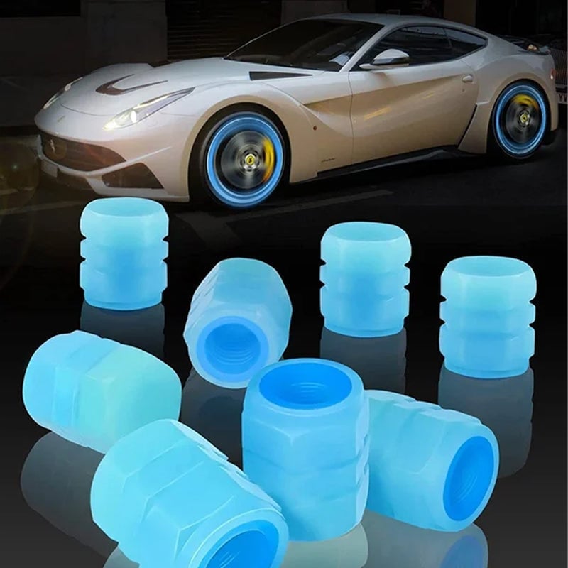 Owronline - Universal Fluorescent Tire Valve Caps