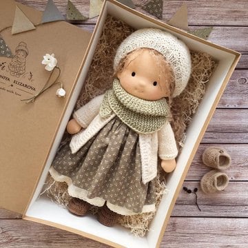 🔥Last day! 💥Special sale - The Best Gift for Kids-Handmade Waldorf Doll