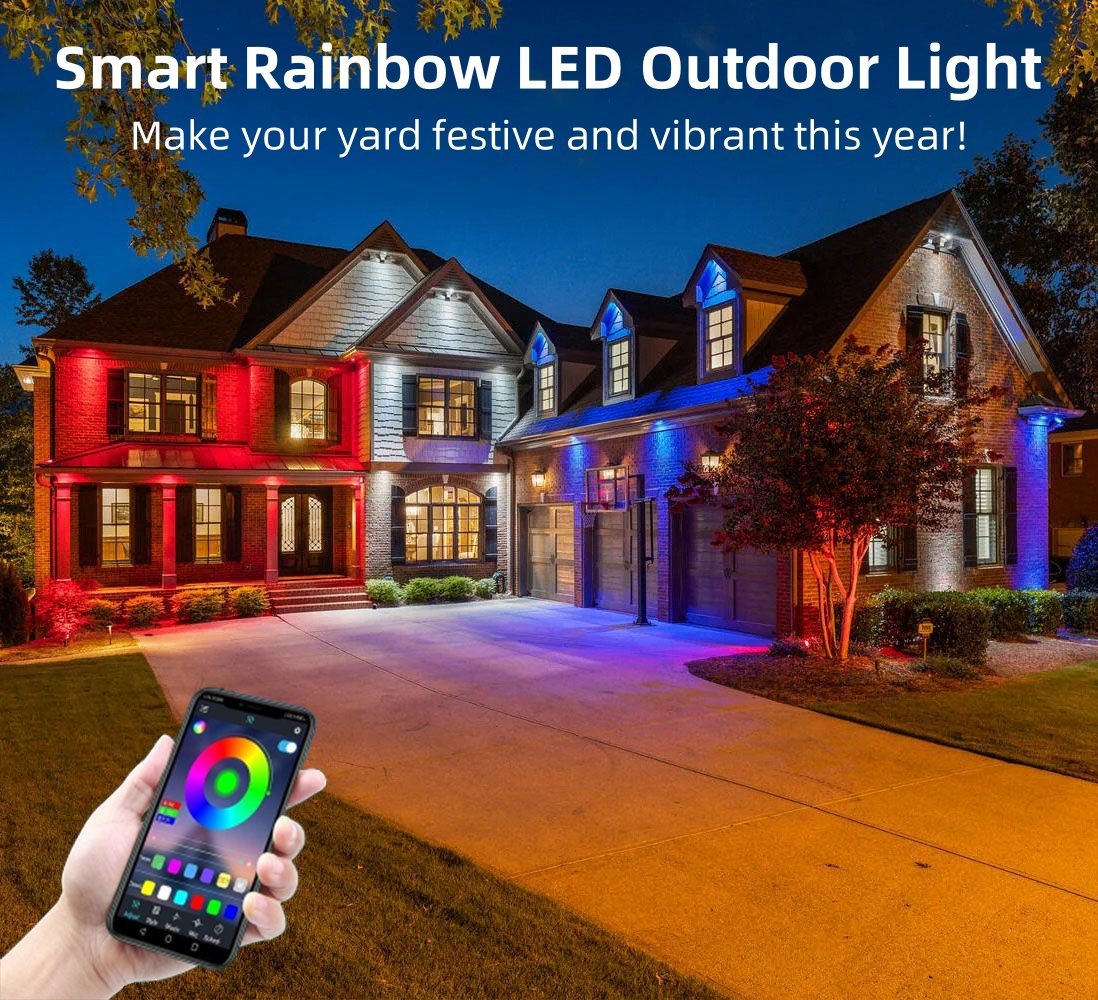 Owronline - Smart Rainbow LED Permanent Outdoor Light