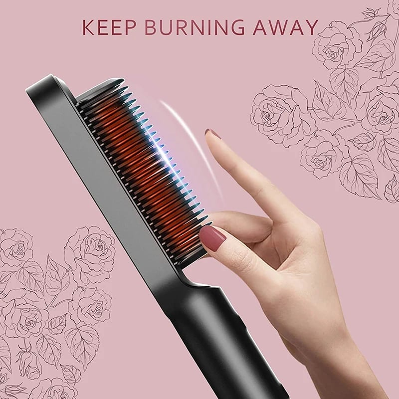 Owronline - Negative Ion Hair Straightener Styling Comb