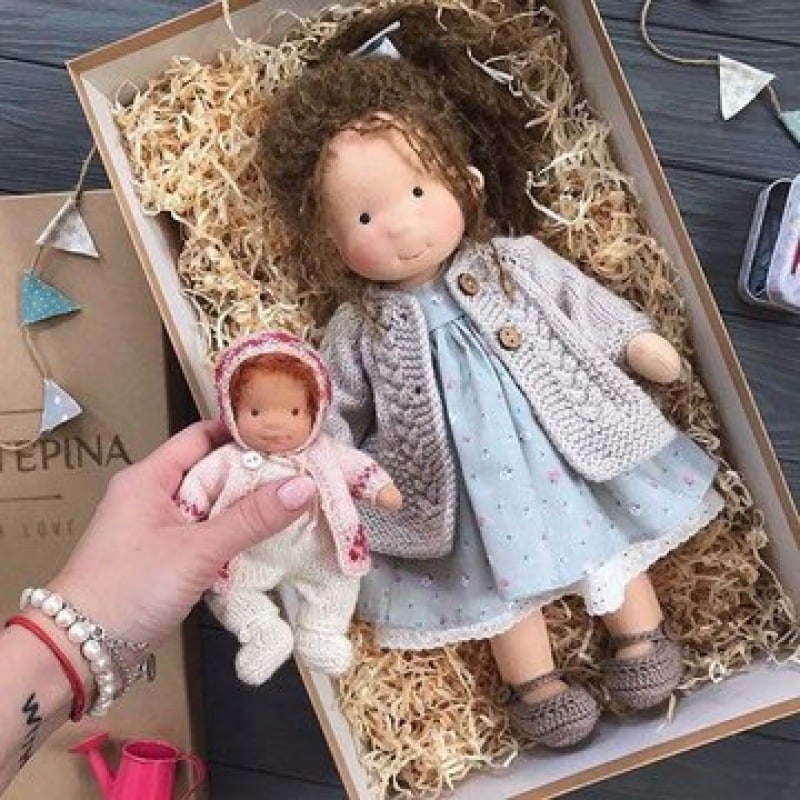 🔥Last day! 💥Special sale - The Best Gift for Kids-Handmade Waldorf Doll