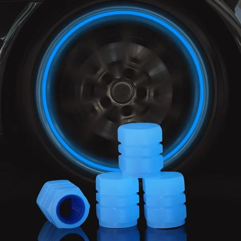 Owronline - Universal Fluorescent Tire Valve Caps