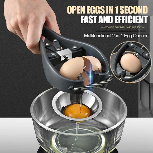 Owronline - Multifunctional 2-in-1 Egg Opener-Super Amazing Egg Beating Tool