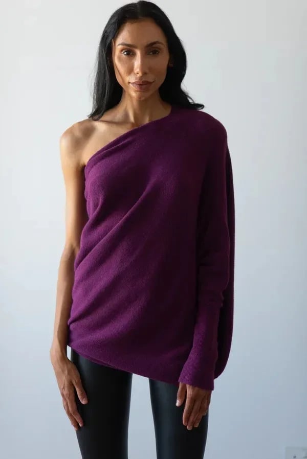 Owronline - Asymmetric Draped Jumper