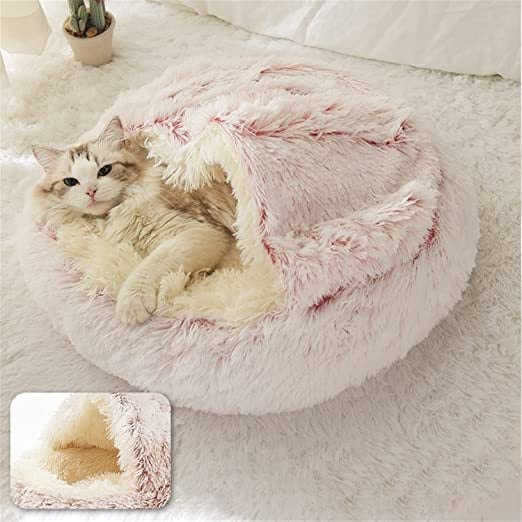 Owronline - Plush bed for dogs & cats