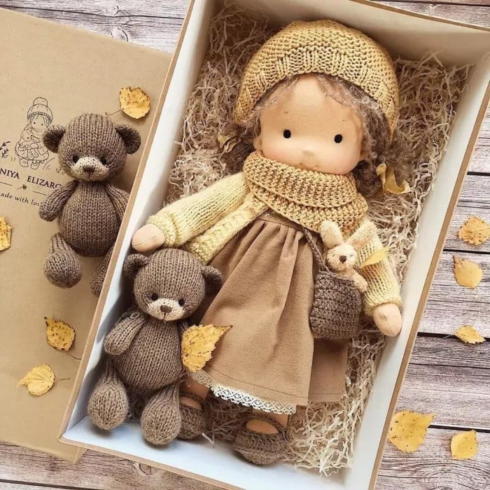 🔥Last day! 💥Special sale - The Best Gift for Kids-Handmade Waldorf Doll