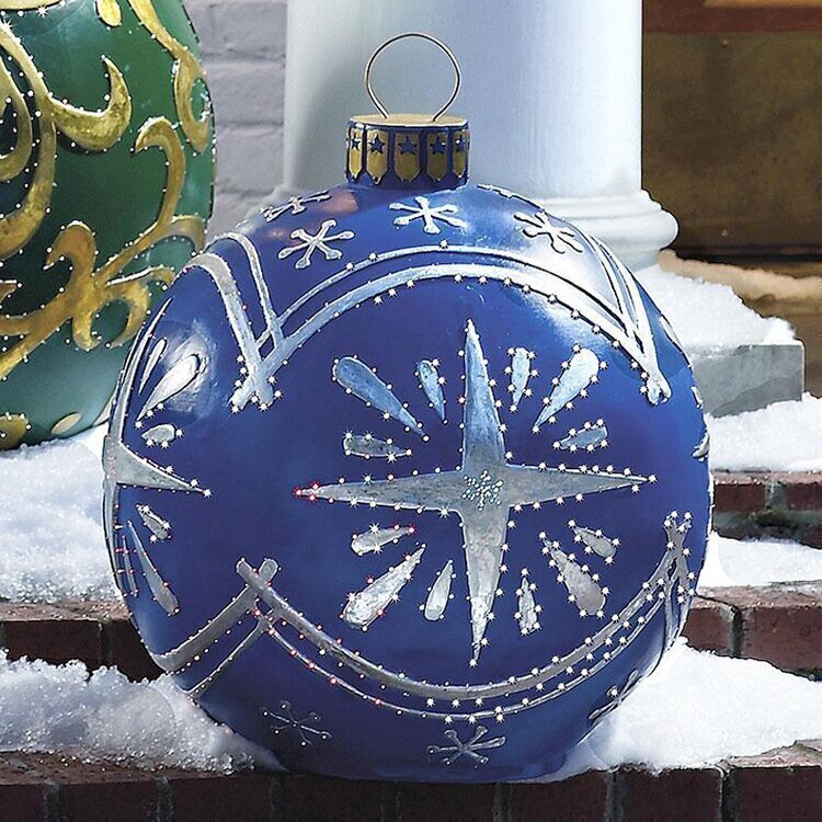 Owronline - Outdoor Christmas PVC inflatable Decorated Ball