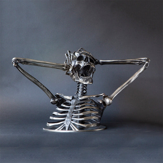 Owronline - Break the Rules Madness Skeleton Bust Sculpture