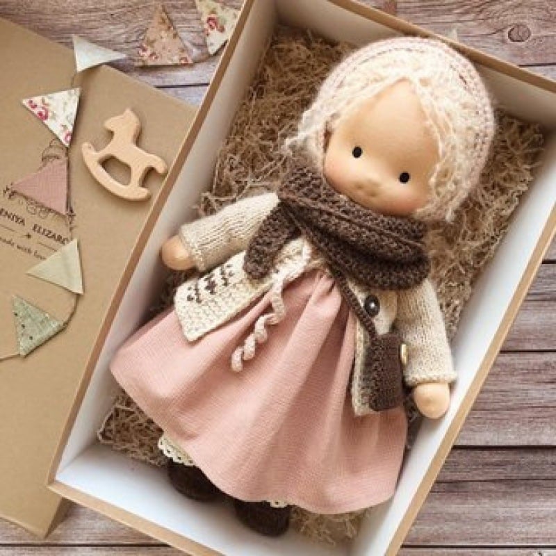 🔥Last day! 💥Special sale - The Best Gift for Kids-Handmade Waldorf Doll