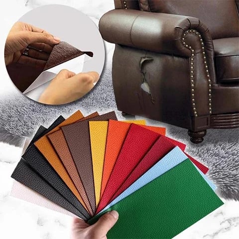 Owronline - Self Adhesive Leather Patch Cuttable Sofa Repairing