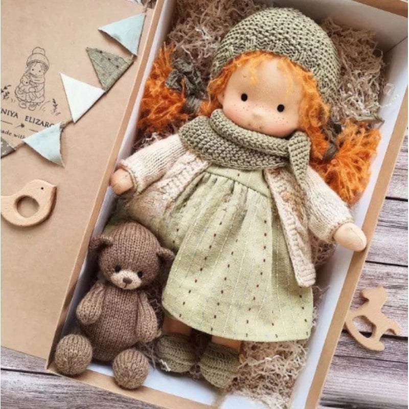 🔥Last day! 💥Special sale - The Best Gift for Kids-Handmade Waldorf Doll