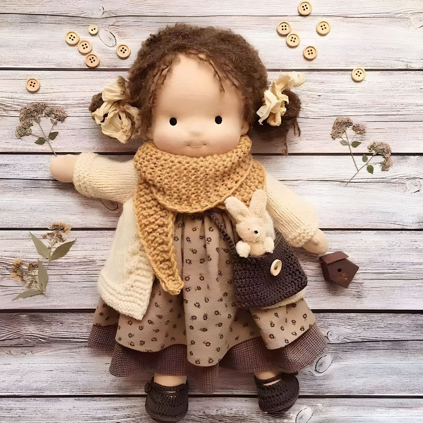 🔥Last day! 💥Special sale - The Best Gift for Kids-Handmade Waldorf Doll