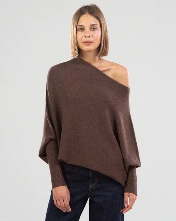 Owronline - Asymmetric Draped Jumper