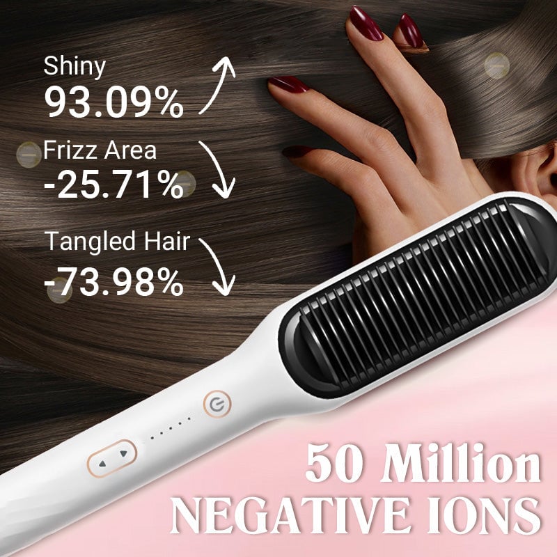 Owronline - Negative Ion Hair Straightener Styling Comb