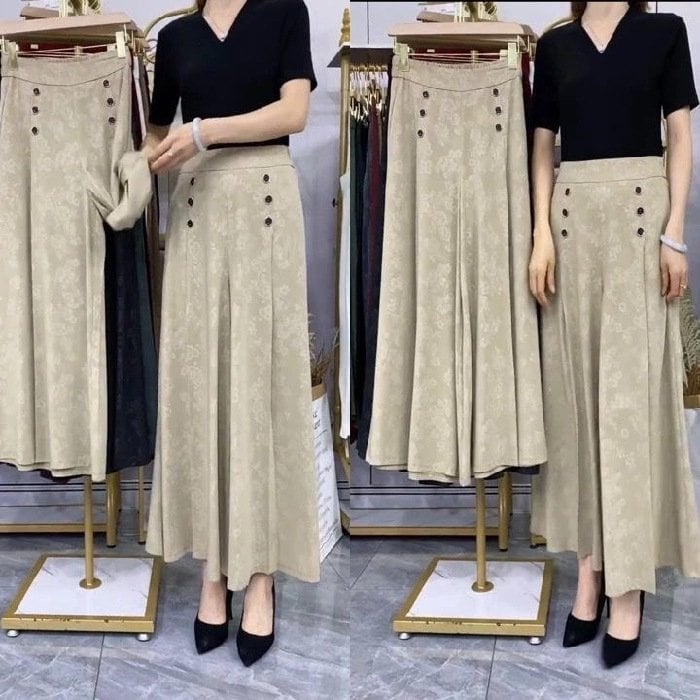 Owronline - NEW DESIGNABLE SILK PALAZZO PANTS COOL