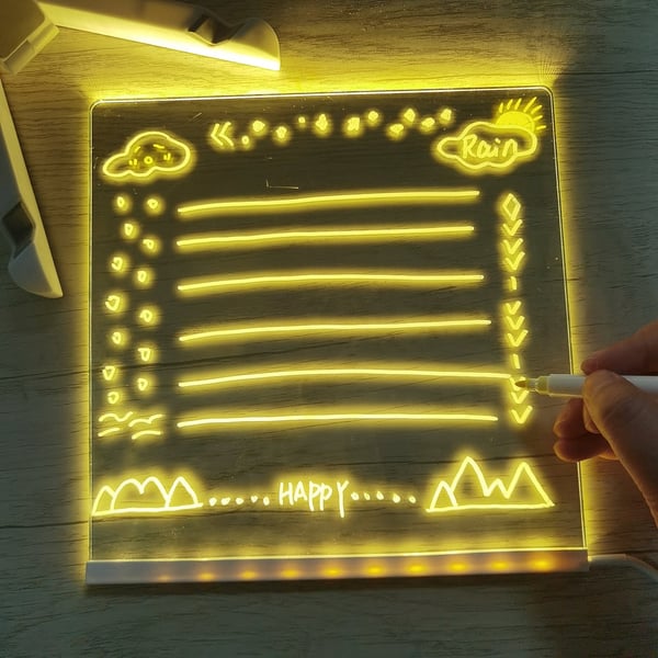 Owronline - LED Note Board with Colors