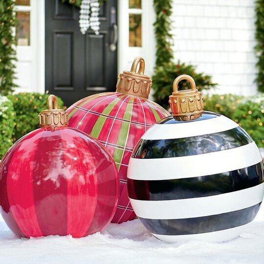 Owronline - Outdoor Christmas PVC inflatable Decorated Ball